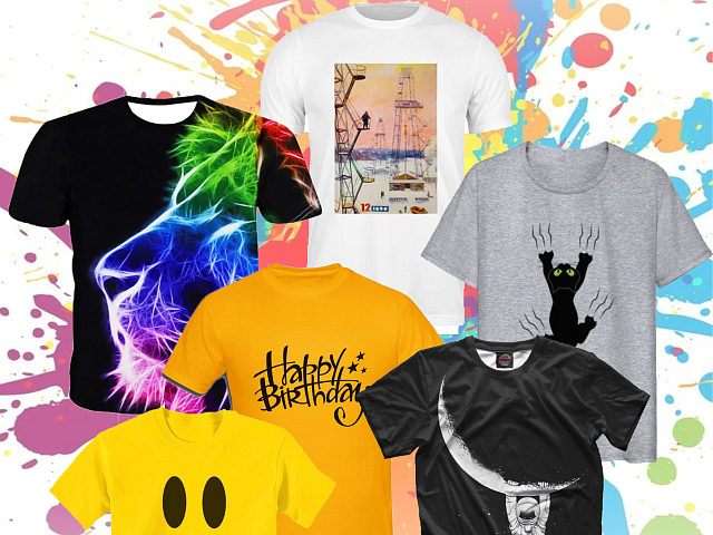 Печать на текстиле (белый, цветной, черный)